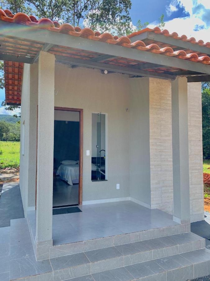 Chale Estancia Cavalcante Bagian luar foto